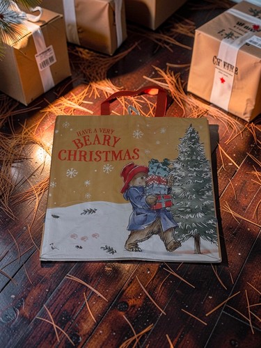 Paddington bear christmas tote - paddington,